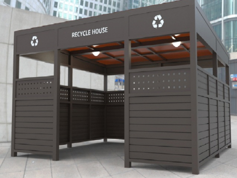 재활용분리수거 보관소